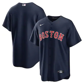 mens nike navy boston red sox alternate replica team jersey